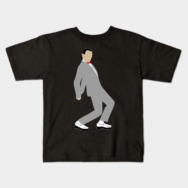 Pee Wee Herman Kids T-Shirt by RevArt